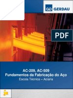 AC-509 - Fundamentos para Fabricação Do Aço - Guia de Referencia