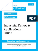 INDUSTRIAL DRIVES AND APPLICATIONS-10ee74 PDF