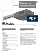 Manual de Uso Motor Rosso Evo Es Puerta Seccional