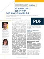 SAP Insider - Simple and Secure User Authentication With SAP Single Sign-On 2.0