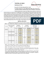 VLF Cable Test Voltages Per IEEE 400.2 1