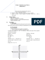 Sample Lesson Plan I - Intercepts