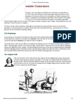 The History of Electrostatic Generators