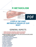 Liver Metabolism: Liver Is The Chief Metabolic Organ of Our Body