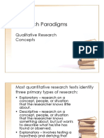 Research Paradigms