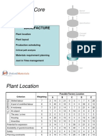 The Design Core: Manufacture