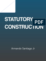 Statutory Construction