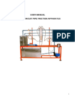 User Manual Closed Circuit Pipe Friction Apparatus