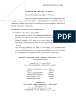 Análisis de Determinación de Precio de Venta