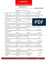 Mentoring Engineers: Number System - 3 No. of Questions: 40 Duration: 75 Minutes