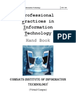 Professional Practices in Information Technology: Hand Book