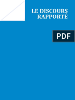 LaGrammaire Le Discours Rapporte PDF