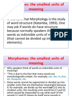 Morphemes