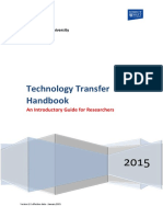 Technology Transfer Handbook: An Introductory Guide For Researchers