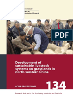 CSIRO Development of Sustainable Livestock Systems On Grasslands in North-Western China