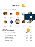 Flying From The Sun To The Stars Worksheet