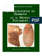 Les Découvertes de Qumran Et Le Moyen Testaments Manuscripts de La Mer Morte