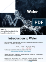 James L, General Biology I (MF009) Foundation in Science