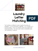 Laundry Letter Matching