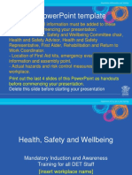 Health Safety Wellbeing Induction