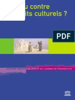 Les Droits Culturels Pour Ou Contre