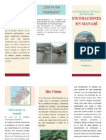 Triptico Sobre Inundaciones en Manabí