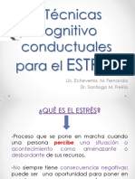 Técnicas Cognitivo Conductuales para El Estrés