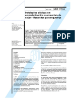 NBR 13534 Instalacoes Eletricas Saude Requisitos Seguranca PDF