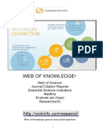 Manual de Uso Web of Science PDF