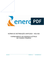 Norma de Distribuição Unificada - Ndu-002 (Energisa)