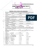 SSC CGL (Tier I) Model Paper 1