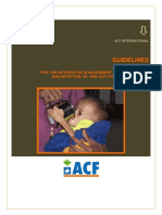 Guidelines For The Integrated Management of Severe Acute Malnutrition in and Out Patient Treatment 12.2011