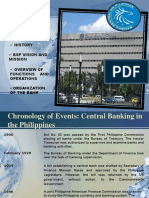 Bangko Sentral NG Pilipinas: History BSP Vision and Mission Overview of Functions and Operations