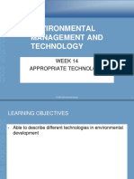 Week 14 Appropriate Technology