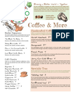 Endiro Coffee USA Full Menu