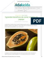 5 Grandes Beneficios de Comer Semillas de Papaya PDF