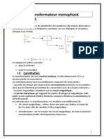 Le Transformateur Monophasé