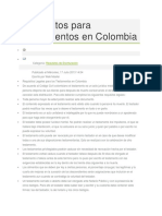 Requisitos para Testamentos en Colombia