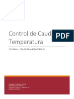 Control de Caudal y Temperatura - Automatización