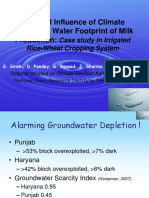 Water Footprint of Milk Production