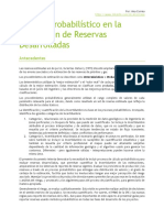 Calculo Probabilistico en La Estimacion de Reservas PDF