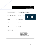 Name of The Hospital - Teaching Hospital, Karapitiya: Case 7 Puerperal Psychosis