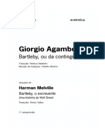 AGAMBEN, Giorgio. Bartleby, Ou Da Contingência PDF