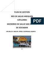 Plan de Gestion Dr. Miguel Lizarraga