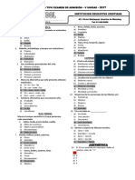 4to IEP JIREH - MODELO DE EXAMEN TIPO SIMULACRO 2017