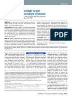 Maternal Obesity and High-Fat Diet Program Offspring Metabolic Syndrome