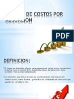 Importancia Costos Por Absorcion