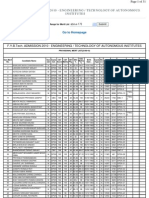 2010 Engineering Maharashtra Merit List Autonomous