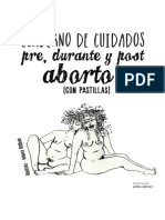 Cuaderno de Cuidados Pre Durante y Post Aborto Con Pastillas