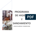 Programa de Higiene y Saneamiento